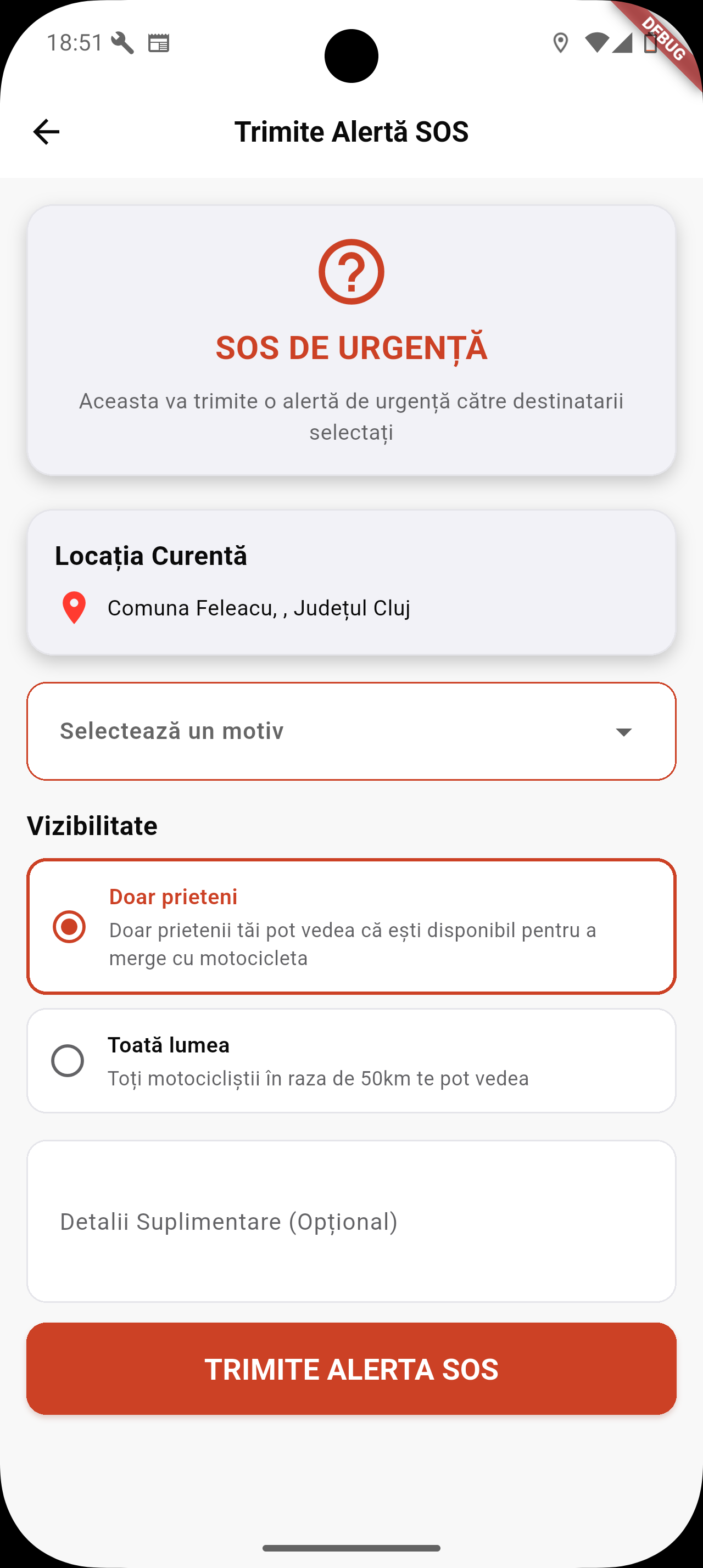 SOS Feature